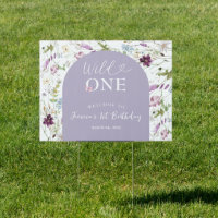 Wildflower Wild ONE Butterfly Garden Welcome Yard