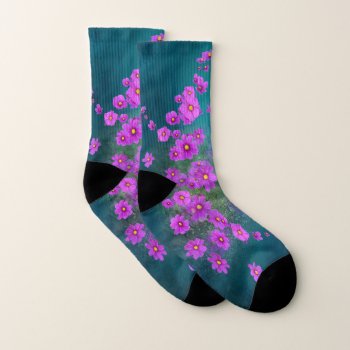 Wildflower With Teal Socks by signlady29 at Zazzle
