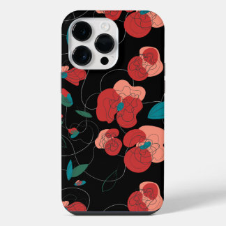 Wildflower Wonderland | Stylized Flowers pattern iPhone 14 Pro Max Case