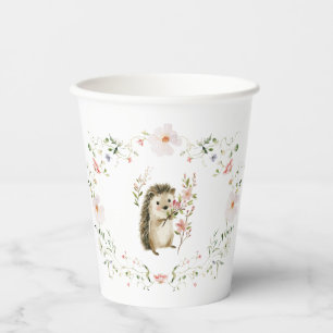 Wildflower Woodland Baby Animals Baby Shower Paper Cups