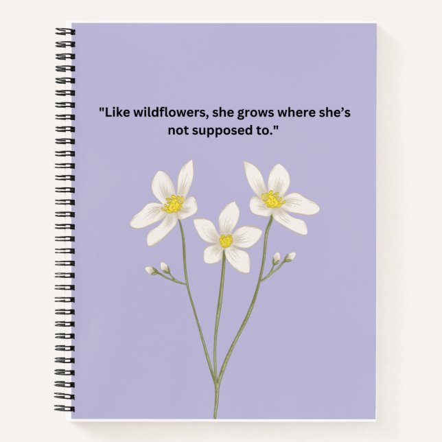 Wildflower writing Journal (Front)