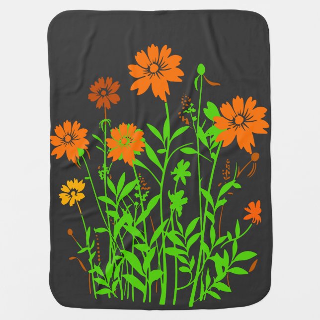 Wildflowers-79156 Baby Blanket (Front)