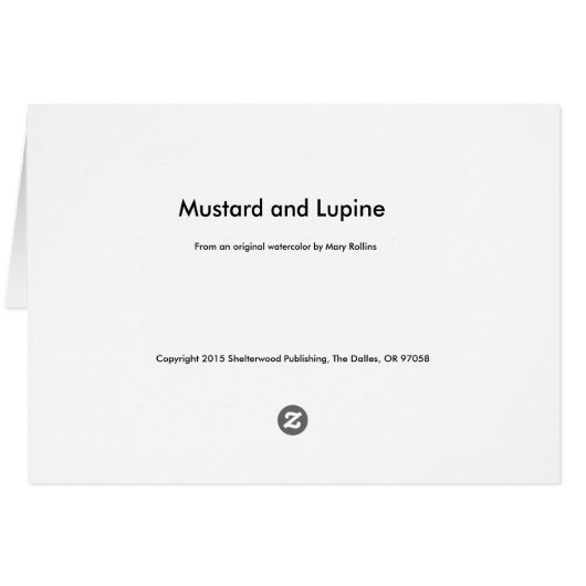 Wildflowers above the Columbia River Gorge (Back Horizontal)