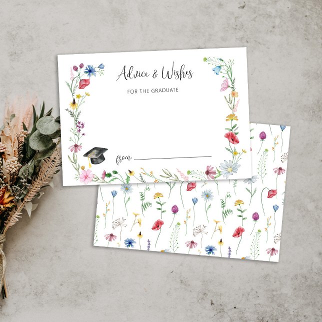 Wildflowers Advice Graduation Enclosure Card (Creator Uploaded)
