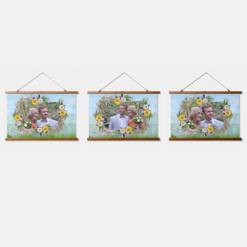 Wildflowers against a Blue Sky Hanging Tapestry