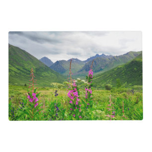 Wildflowers Alaskan Valley Placemat