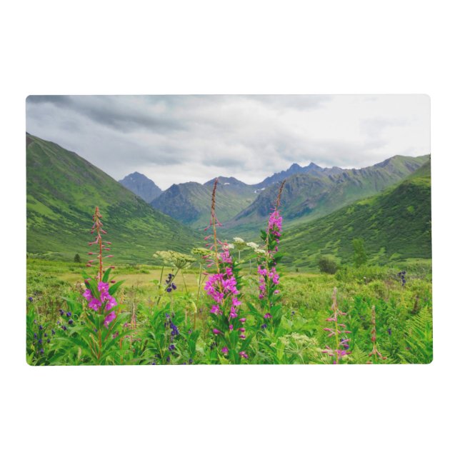 Wildflowers Alaskan Valley Placemat (Front)