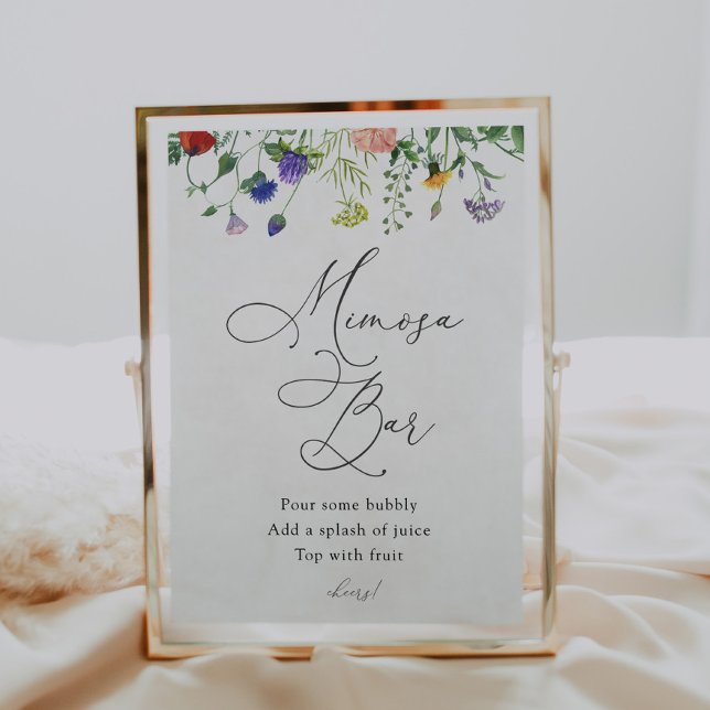 Wildflowers and Bees Mimosa Bar Sign (Creator Uploaded)