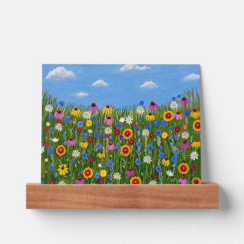 Wildflowers and Blue Skies Picture Ledge