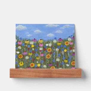 Wildflowers and Blue Skies Picture Ledge