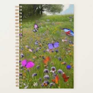 Wildflowers and Butterflies Planner
