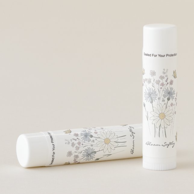 Wildflowers and butterfly lip balm (Front)