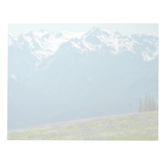 Wildflowers and Mountains Notepad (Front)