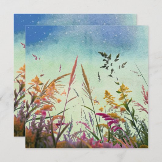 Wildflowers And Stars (Front/Back)