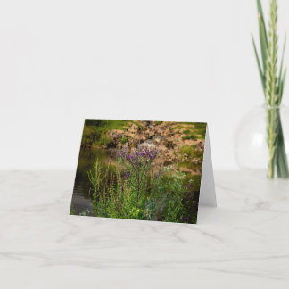 Wildflowers and Waterfalls Thank You Card