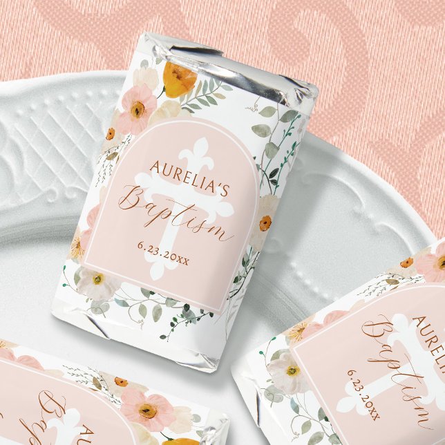 Wildflowers Arch Baptism Hershey's Miniatures (Creator Uploaded)