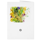 Wildflowers. Art card. Cards (Back)