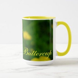 Wildflowers Art Coffee Cup Buttercup Flower Cup