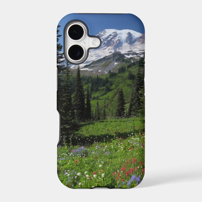 Wildflowers at Mount Rainier Case-Mate iPhone Case (Back)