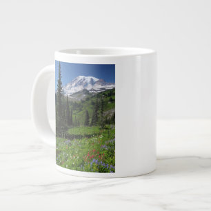 Wildflowers at Mount Rainier Giant Coffee Mug
