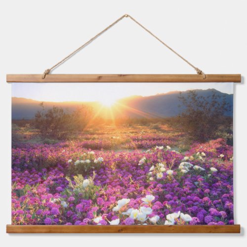 Wildflowers at sunset  Anza_Borrego Desert Hanging Tapestry