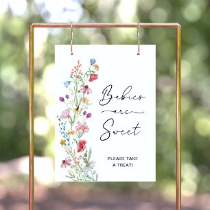 Wildflowers Babies are Sweet Poster