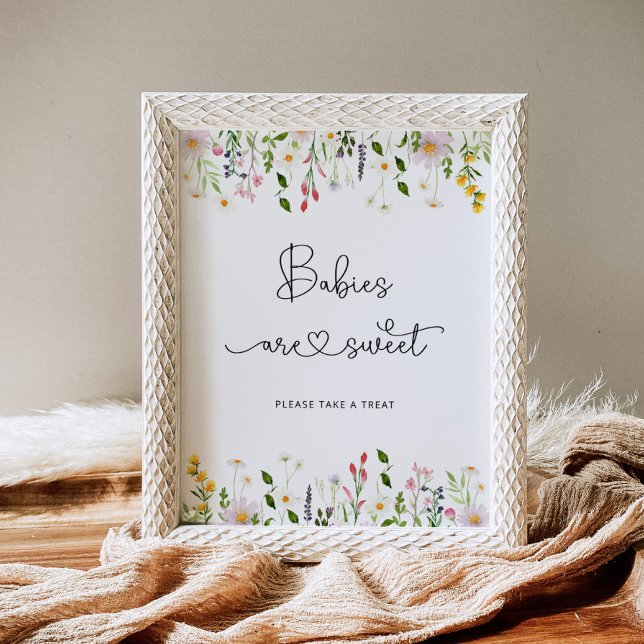 Wildflowers Babies are sweet Poster (Creator Uploaded)