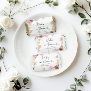 Wildflowers baby in bloom baby shower hershey's miniatures