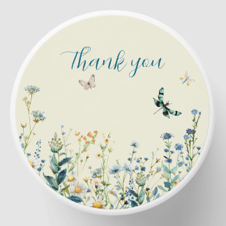 Wildflowers baby in bloom baby shower  mini candle favors