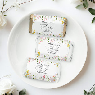 Wildflowers baby shower hershey's miniatures