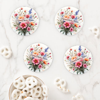 Wildflowers Beautiful Modern Luxury Collection Coaster Set