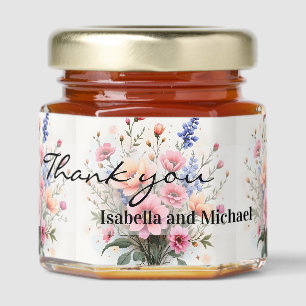 Wildflowers Beautiful Modern Luxury Collection Honey Jar Favors