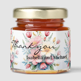 Wildflowers Beautiful Trendy Luxury Collection Honey Jar Favors