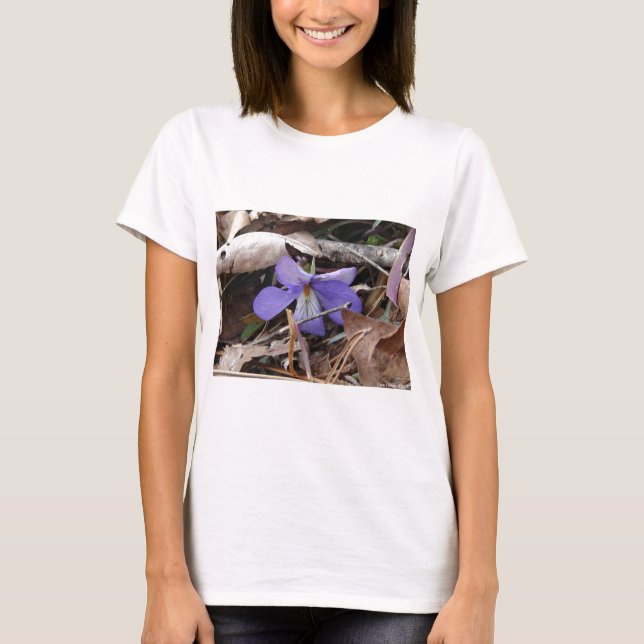 WildFlowers Birds-Foot Violet Hot Springs AR Gifts T-Shirt (Front)