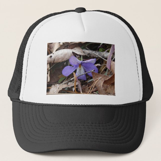 WildFlowers Birds-Foot Violet Hot Springs AR Gifts Trucker Hat (Front)