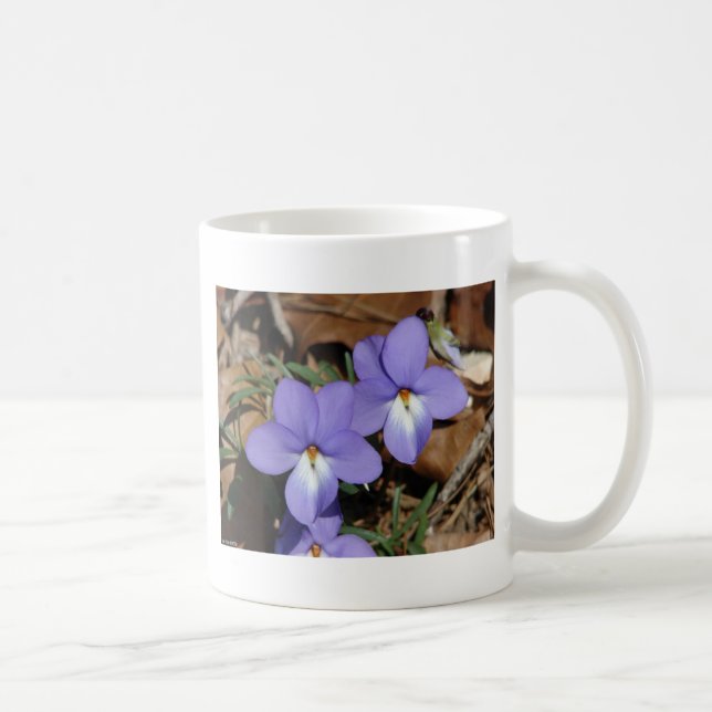 WildFlowers Birds-Foot Violet III Gifts & Apparel Coffee Mug (Right)
