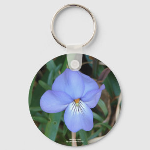 WildFlowers Birds-Foot Violet IV Hot Springs Gifts Keychain
