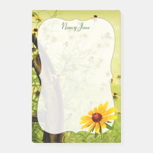 Wildflowers _ Black_eyed Susans Floral Photography Post_it Notes