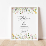 Wildflowers bloom bar. Floral bar Poster<br><div class="desc">Wildflowers bloom bar. Floral bar Poster
Matching items available.</div>