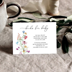 Wildflowers Books For Baby card