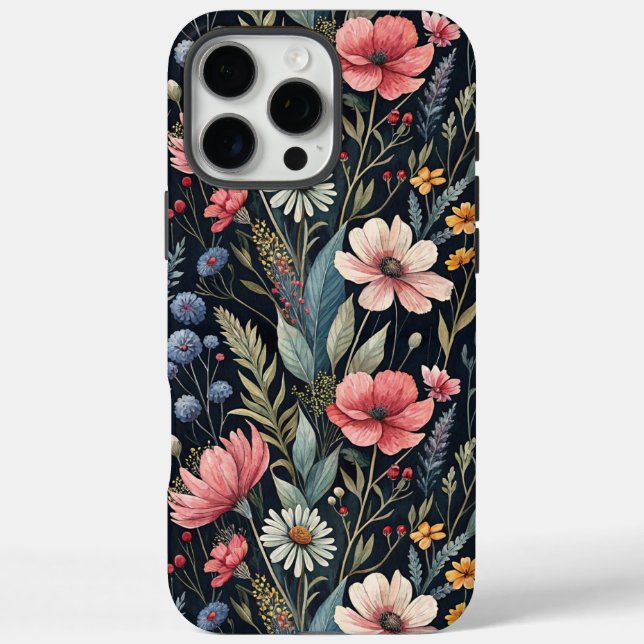 Wildflowers Botanical Inspiration  Case-Mate iPhone Case (Back)