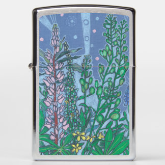 Wildflowers Bouquet Bluebonnet Flowers Floral Art Zippo Lighter