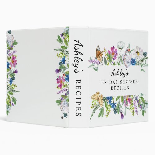 Wildflowers Bridal Binder