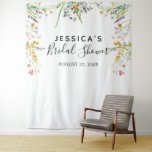 Wildflowers Bridal Shower Backdrop Photo Booth at Zazzle