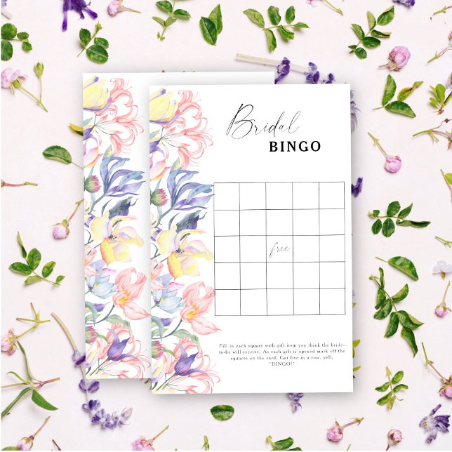 Wildflowers - Bridal shower bingo game (Creator Uploaded)