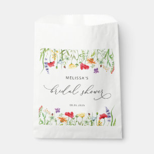 Wildflowers Bridal Shower Favor Bag