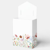 Wildflowers Bridal Shower Favor Boxes (Opened)