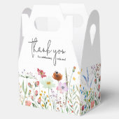 Wildflowers Bridal Shower Favor Boxes (Opened)