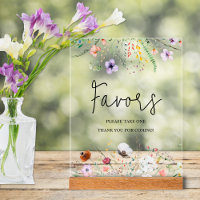 Wildflowers Bridal Shower Favors