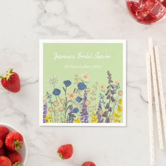 Wildflowers Bridal Shower Napkins